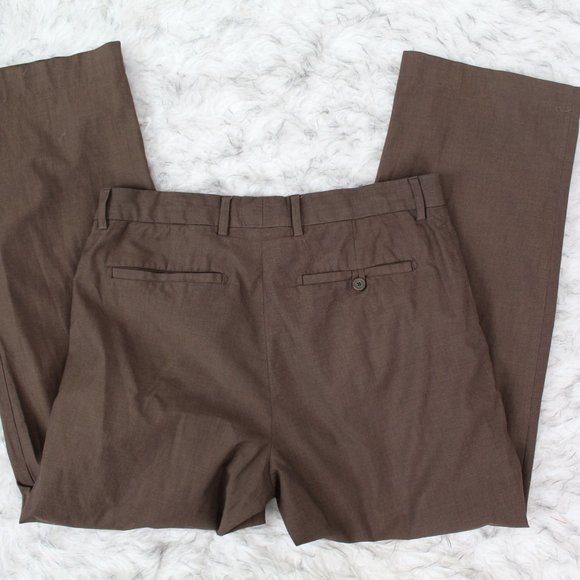 Banana Republic Men's Heather Brown Chino Pants - Picture 4 of 6